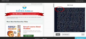 Open the HTML file provided and copy the HTML code in its entirety. Paste your template’s HTML code into the “Edit Code” box provided in Mailchimp.